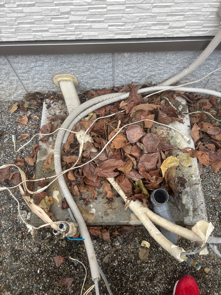 サンデンエコキュートEB-KP37QTAからダイキンエコキュートEQA37YFHV｜エコキュート交換工事｜長野県下伊那郡豊丘村神稲｜