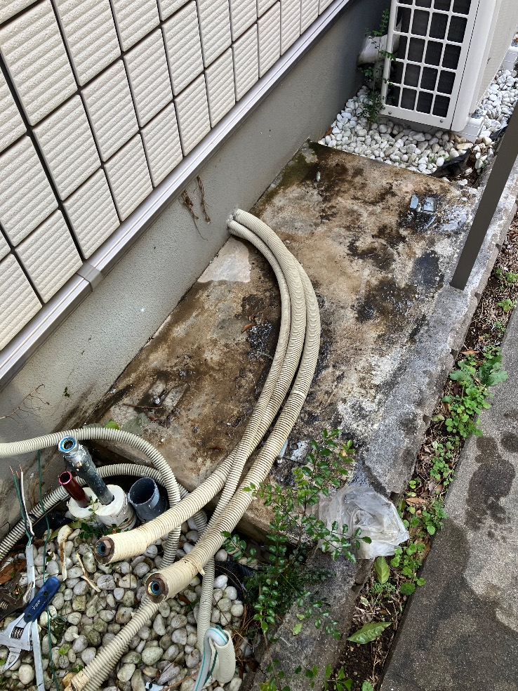 日立エコキュートBHP-TAS37LからダイキンエコキュートEQA37ZFTV｜エコキュート交換工事｜埼玉県春日部市大沼｜