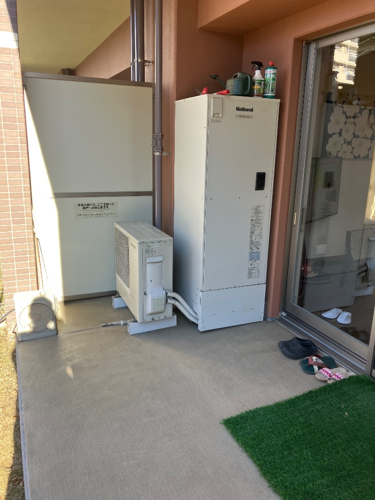 パナソニックエコキュートHE-30C3Qから三菱エコキュートSRT-W306D-2｜エコキュート交換工事｜千葉県柏市光ヶ丘団地｜マンション｜ブライエント柏光ヶ丘 