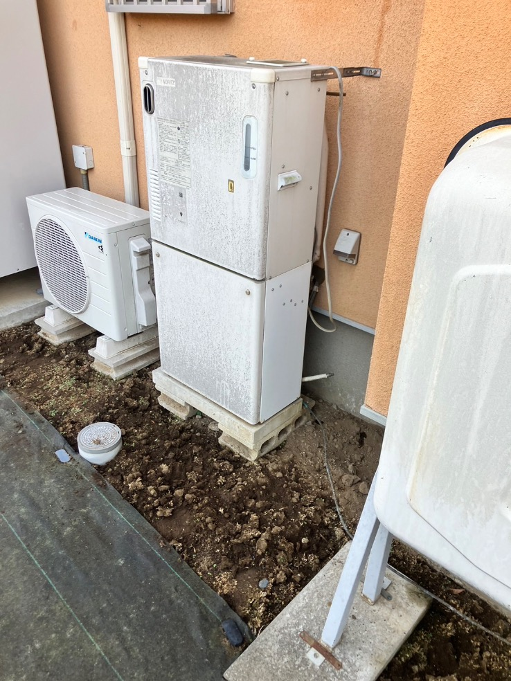 三菱エコキュートSRT-3768WFU-BLから三菱エコキュートSRT-S376U｜エコキュート交換工事｜埼玉県さいたま市岩槻区表慈恩寺｜