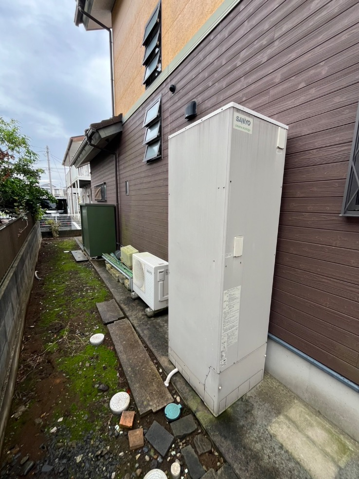 サンヨーエコキュートSHP-T46J から三菱エコキュートSRT-S466｜エコキュート交換工事｜茨城県筑西市岡芹｜