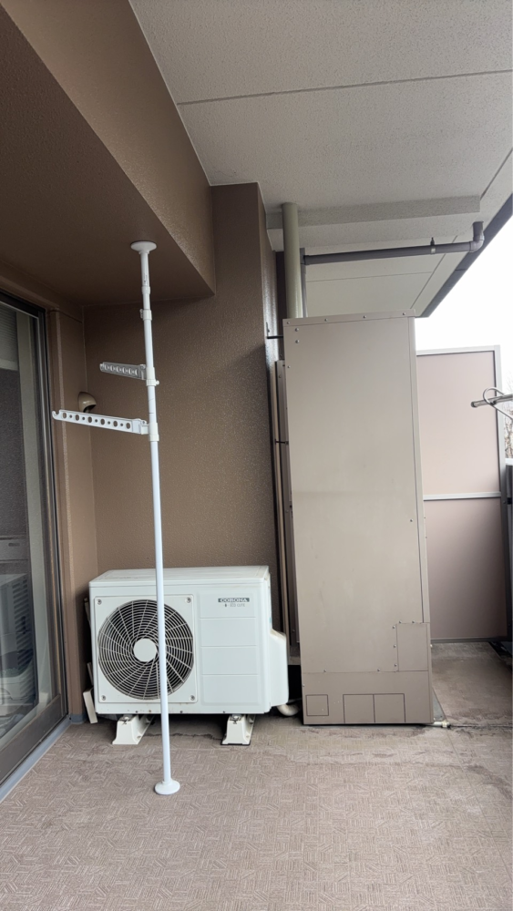 コロナエコキュートCTU-H3014AMから三菱エコキュートSRT-W306D-2｜エコキュート交換工事｜千葉県我孫子市我孫子｜マンション｜アクアレジデンス