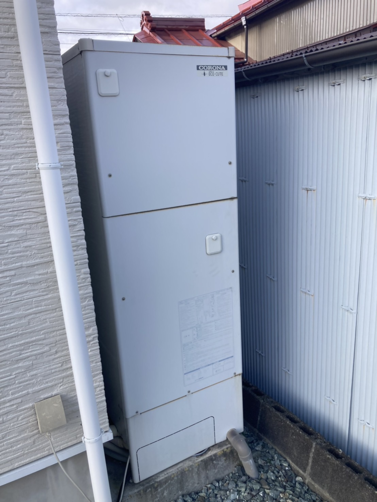 コロナエコキュートCTU-371DA8KからダイキンエコキュートEQA37ZFHV｜エコキュート交換工事｜山梨県富士吉田市松山｜