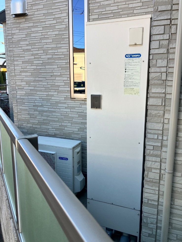 長府エコキュートEHP-3734GPXHから三菱エコキュートSRT-S376U｜エコキュート交換工事｜埼玉県所沢市久米｜