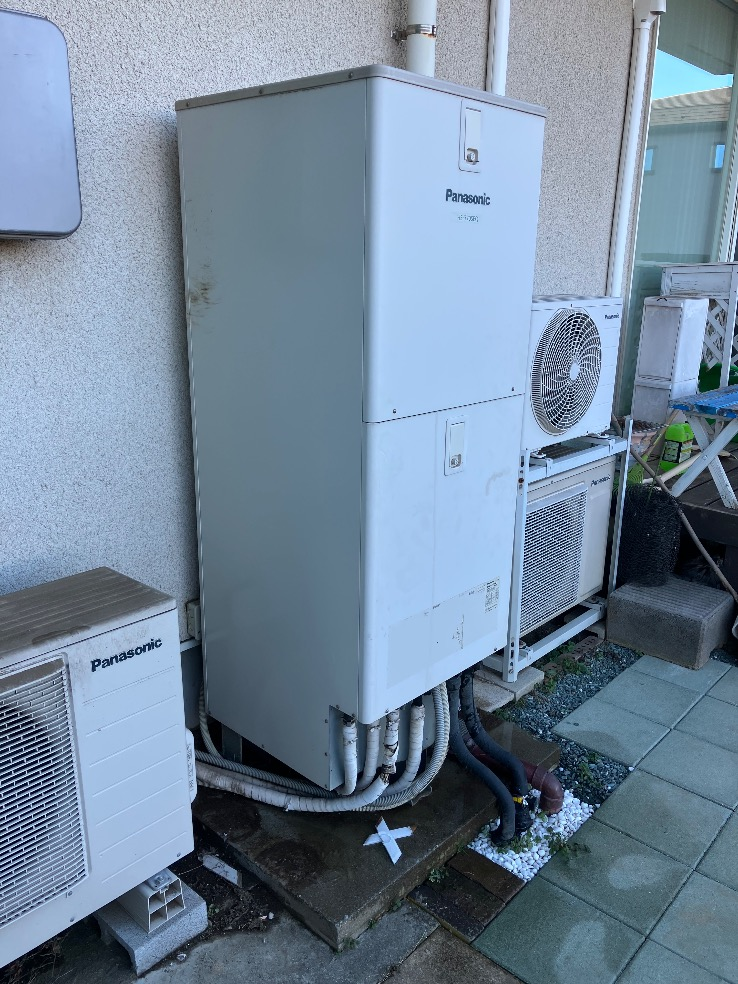 パナソニックエコキュートHE-37OSEQから日立エコキュートBHP-FG37XU｜エコキュート交換工事｜千葉県鎌ヶ谷市南鎌ヶ谷｜
