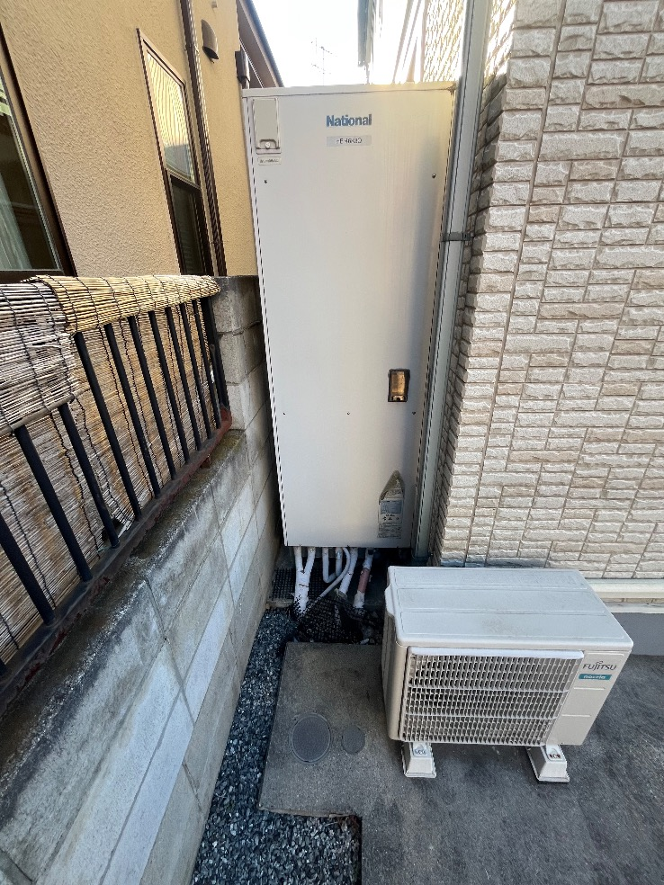 パナソニックエコキュートHE-46K3Qから三菱エコキュートSRT-S377U｜エコキュート交換工事｜埼玉県春日部市新宿新田｜ 