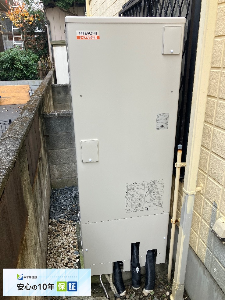 日立エコキュートBHP-TAD372から日立エコキュートBHP-F37XD｜エコキュート交換工事｜埼玉県さいたま市大宮区三橋｜