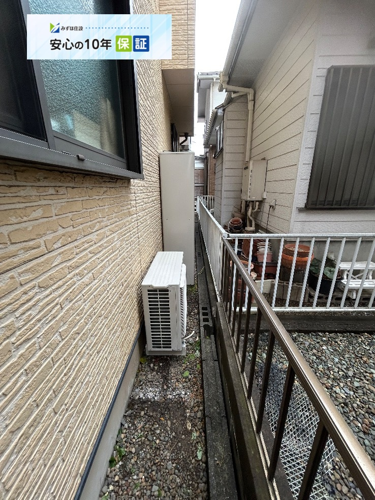 パナソニックエコキュートHE-W37BQからパナソニックエコキュートHE-H37LQS｜エコキュート交換工事｜埼玉県越谷市蒲生｜