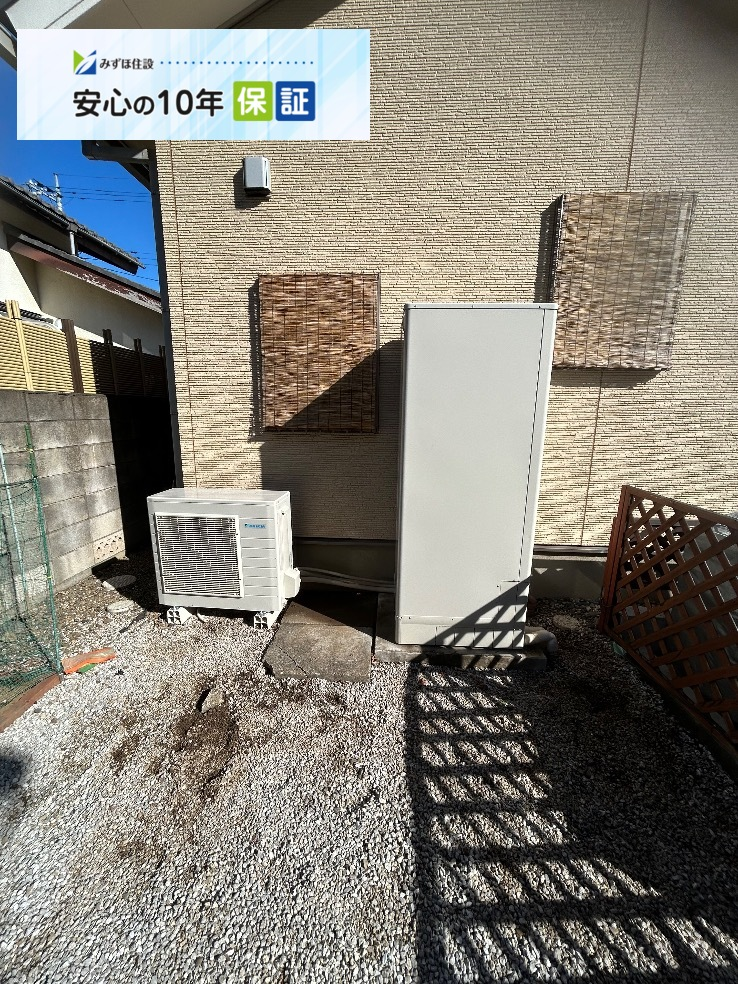 ダイキンエコキュートTU37LFCVからダイキンエコキュートEQX37ZFV｜エコキュート交換工事｜埼玉県狭山市水野｜