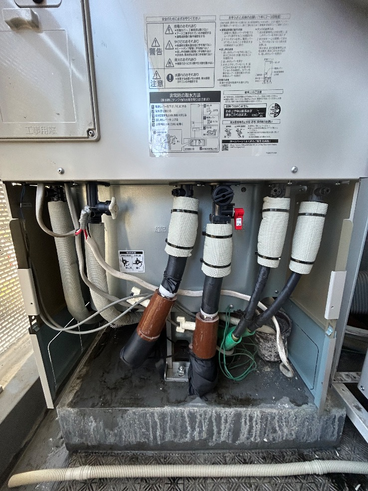 日立エコキュートBHP-TD373から三菱エコキュートSRT-S377｜エコキュート交換工事｜神奈川県横浜市港北区綱島西｜マンション｜グレーシア緑園都市ガーデンプレミア