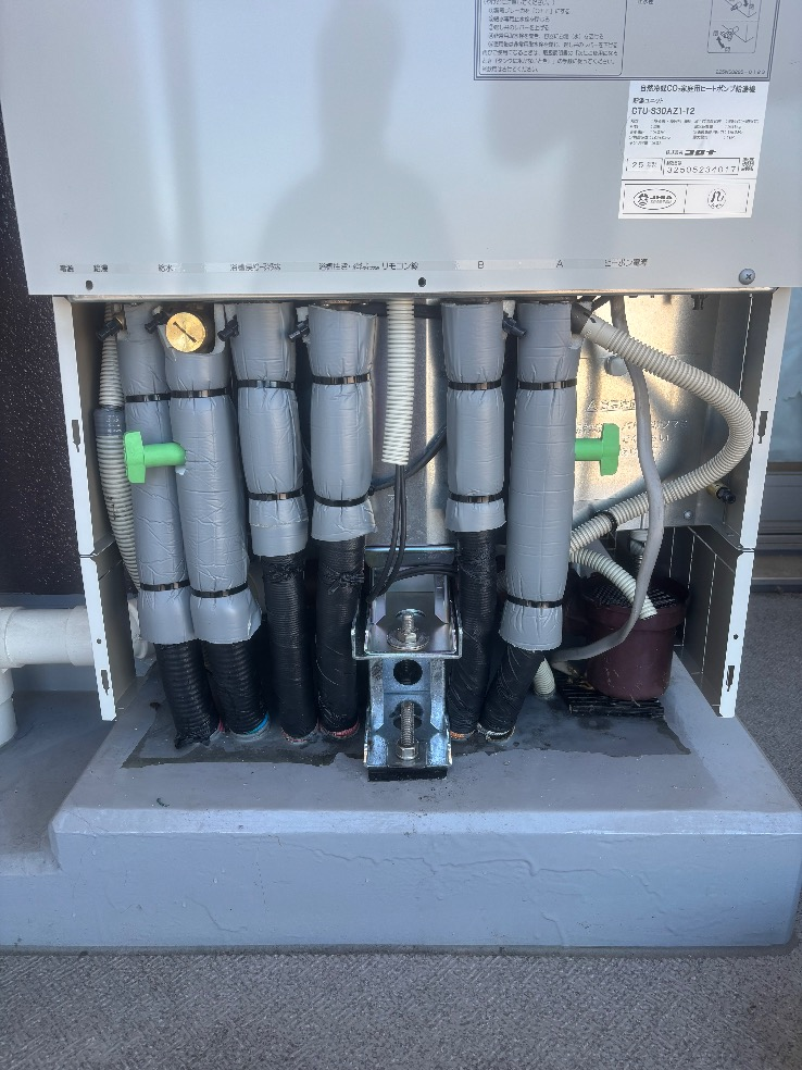 コロナエコキュートCTU-301DA7からコロナエコキュートCHP-S30AZ1-12｜エコキュート交換工事｜長野県長野市箱清水｜マンション｜シーズガーデン長野城山