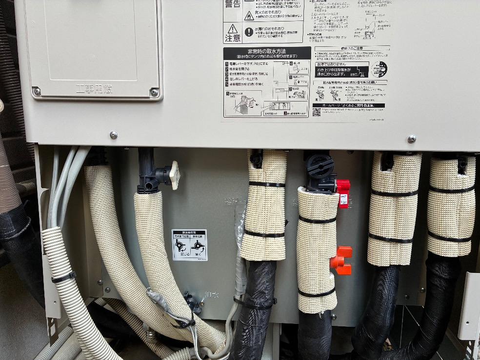 パナソニックエコキュートHE-SU46EQから三菱エコキュートSRT-S377U｜エコキュート交換工事｜東京都江戸川区船堀｜