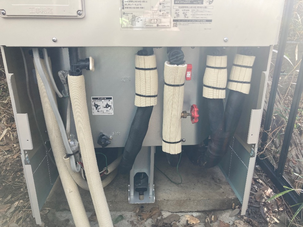 三菱エコキュートSRT-HPT37W3から三菱エコキュートSRT-S377U|エコキュート交換工事|神奈川県横浜市保土ケ谷区上菅田町|