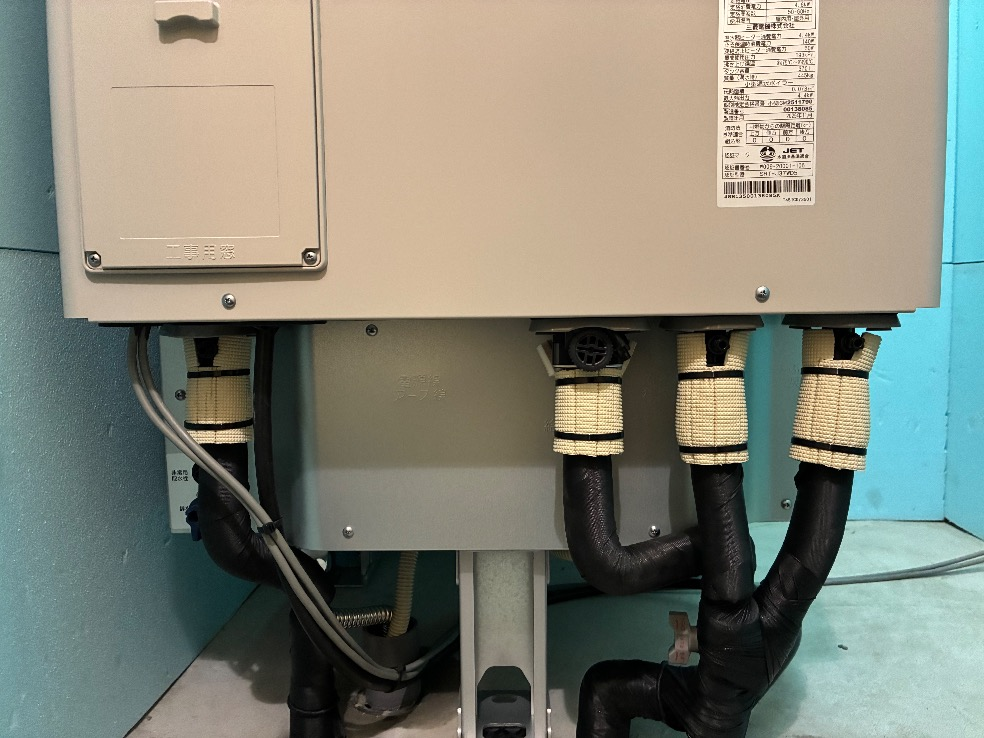 三菱電気温水器SRT-37WD2から三菱電気温水器SRT-J37WD5｜電気温水器交換工事｜千葉県八千代市八千代台北｜マンション｜リノア八千代台