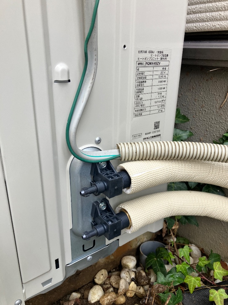 日立エコキュートBHP-TAS37LからダイキンエコキュートEQA37ZFTV｜エコキュート交換工事｜埼玉県春日部市大沼｜