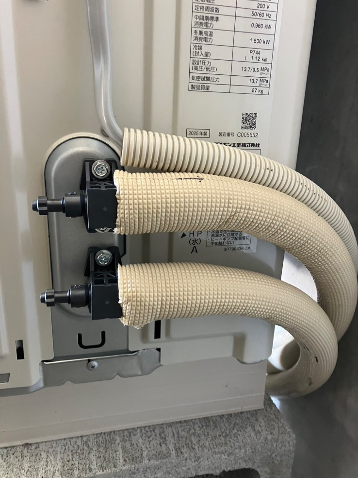 日立エコキュートBE-FS46BWDからダイキンエコキュートEQA37ZFTV｜エコキュート交換工事｜東京都大田区新蒲田｜