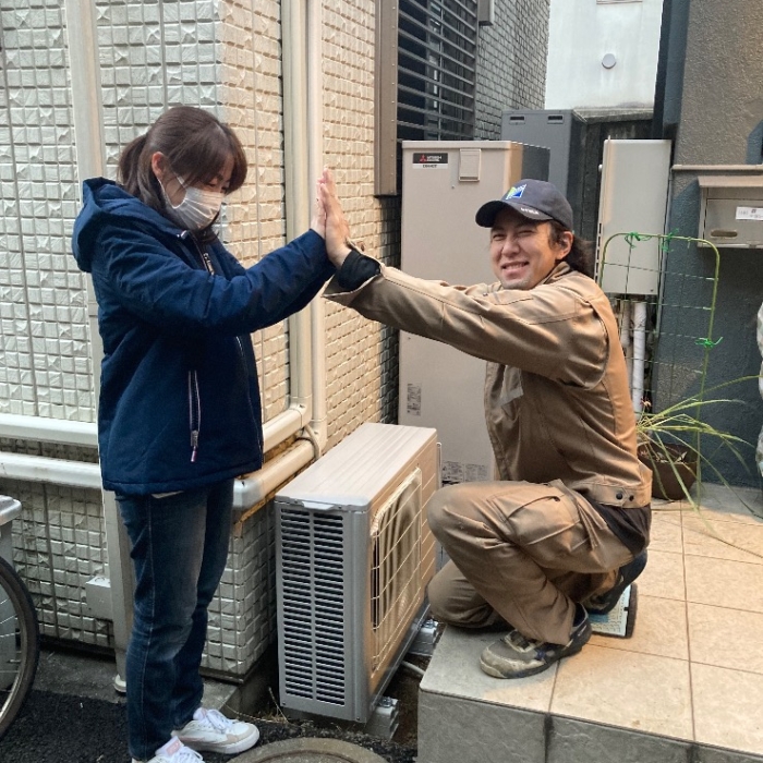 日立電気温水器BE-FS37CWDから三菱エコキュートSRT-S377UZ・SRT-S436UZ｜エコキュート交換工事｜東京都文京区大塚｜