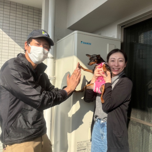 コロナエコキュートCTU-H3014AJ-BLからダイキンエコキュートEQX37ZFVE｜エコキュート交換工事｜東京都大田区大森南｜マンション｜エンゼルザグランドハーツ