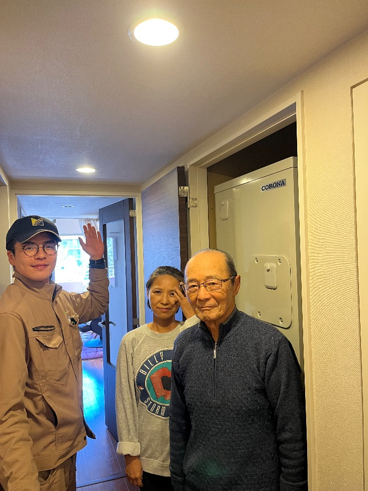 コロナエコキュートコロナCTU-301DA7-12-BLからコロナエコキュートCHP-S30AZ1-12｜エコキュート交換工事｜埼玉県さいたま市北区宮原町｜マンション｜パークシティさいたま北ガーデンレジデンス