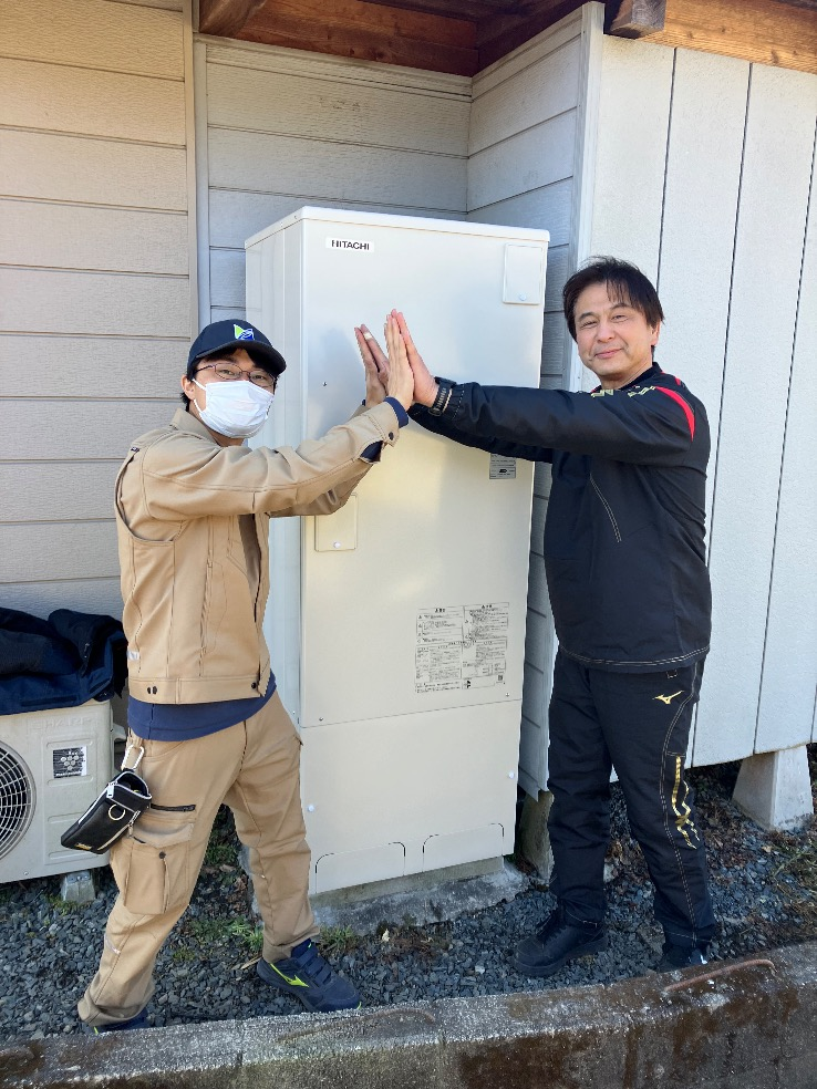 ダイキンエコキュートTU46PFVから日立エコキュートBHP-FG37XU｜エコキュート交換工事｜栃木県佐野市下彦間町｜ 