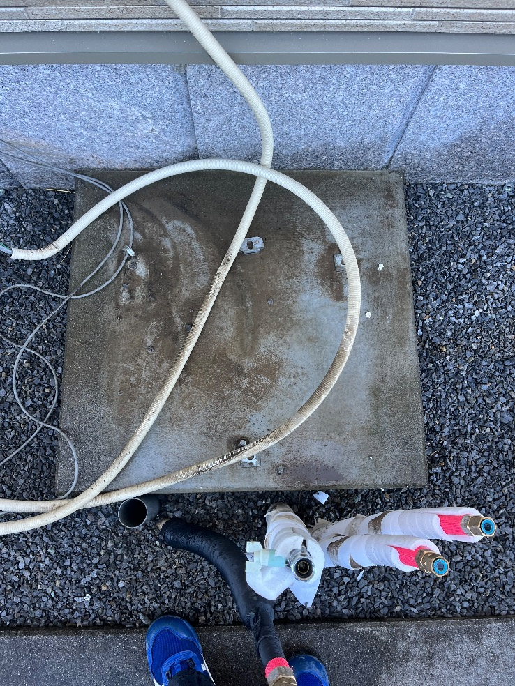 三菱エコキュートSRT-HPT46WUX8から三菱エコキュートSRT-S467U｜エコキュート交換工事｜埼玉県久喜市小右衛門｜