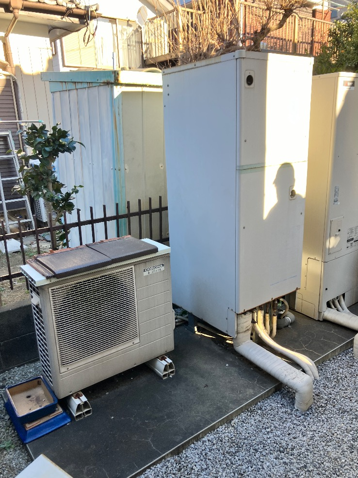 コロナエコキュートCHP-371NA6から三菱エコキュートSRT-S377U｜エコキュート交換工事｜埼玉県鴻巣市逆川｜