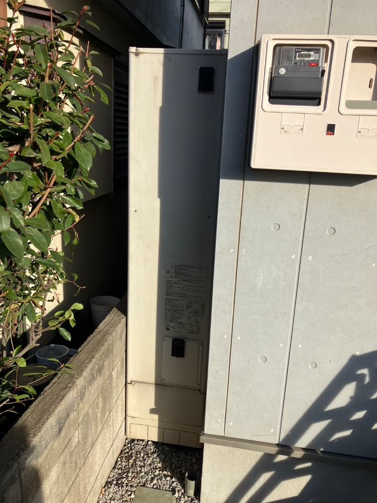 サンヨーエコキュートSHP-T37GAWから三菱エコキュートSRT-S377UZ｜エコキュート交換工事｜埼玉県さいたま市桜区下大久保｜