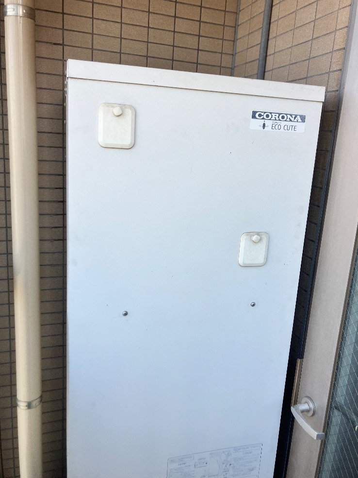 コロナエコキュートCHP-H3014AからコロナエコキュートCHP-S30AZ1-12|エコキュート交換工事|神奈川県横浜市鶴見区岸谷|マンション|イトーピア横浜鶴見ヒルズフォーレ