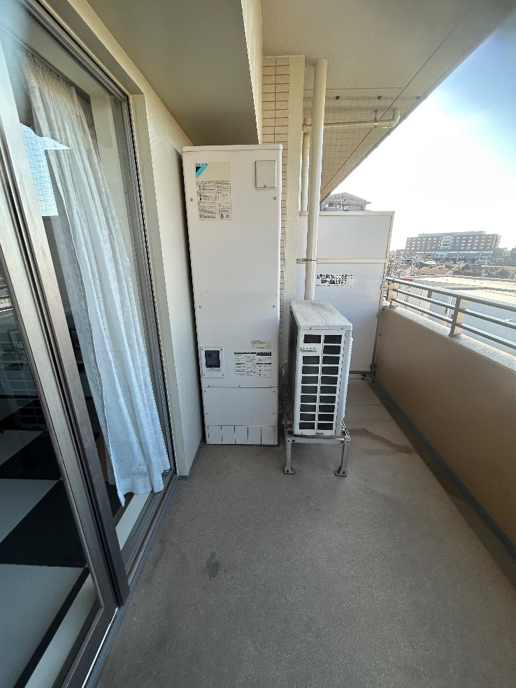 ダイキンエコキュートTU31JFCVから三菱エコキュートSRT-S377｜エコキュート交換工事｜千葉県松戸市和名ヶ谷｜マンション｜ザ・レジデンス松戸