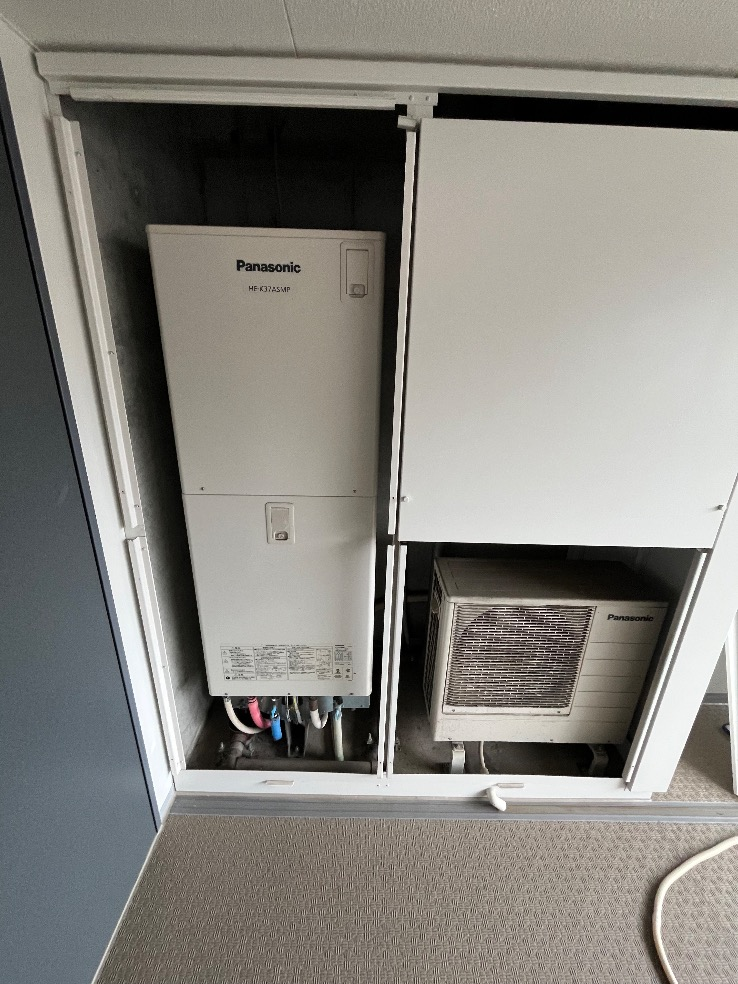 パナソニックエコキュートHE-K37ASMPSからダイキンエコキュートEQA37ZSV|エコキュート交換工事|東京都足立区梅田|マンション|リライズガーデン西新井スカイレジデンス