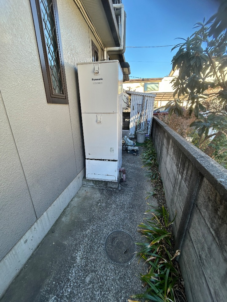 パナソニックエコキュートHE-K37BQから三菱エコキュートSRT-S377|エコキュート交換工事|東京都練馬区三原台|