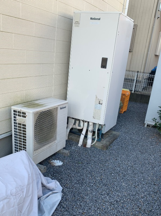 パナソニックエコキュートHE-37K3QからパナソニックエコキュートHE-S37LQS|エコキュート交換工事|茨城県かすみがうら市下稲吉|