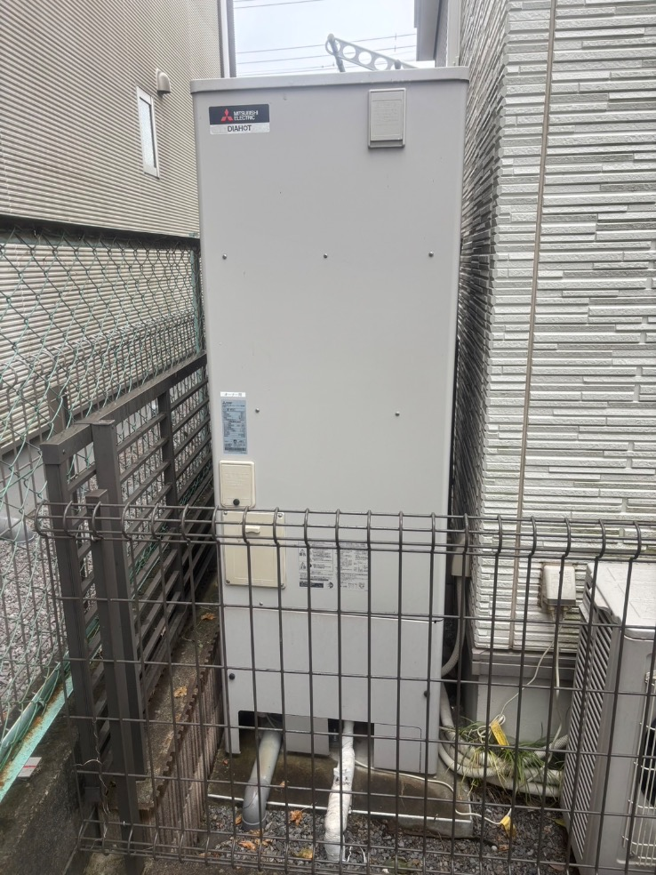 三菱エコキュートSRT-WT372から三菱エコキュートSRT-S377|エコキュート交換工事|埼玉県富士見市水子|