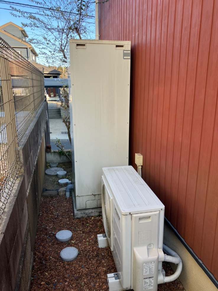 コロナエコキュートCTU-37AW1から三菱エコキュートSRT-S377U｜エコキュート交換工事｜千葉県印西市小林大門下｜