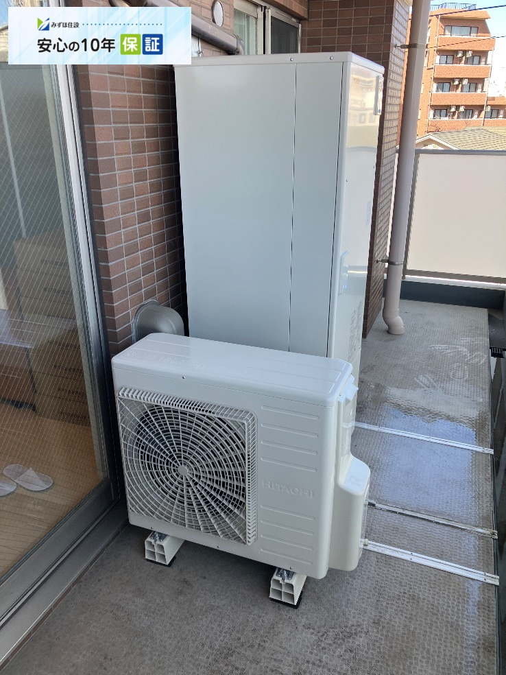 東芝電気温水器HPL-2TFB376RAUから日立エコキュートBHP-FG37XU|エコキュート交換工事|東京都杉並区荻窪|マンション|スタジオデン荻窪