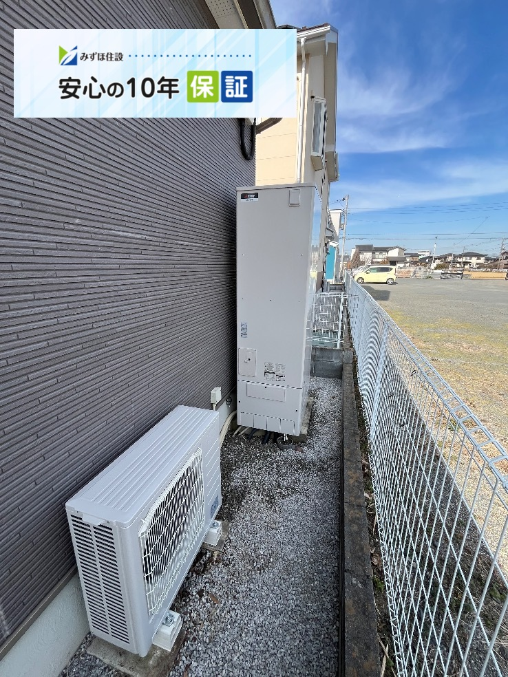 パナソニックエコキュートHE-K46BXから三菱エコキュートSRT-S466U｜エコキュート交換工事｜埼玉県白岡市千駄野｜