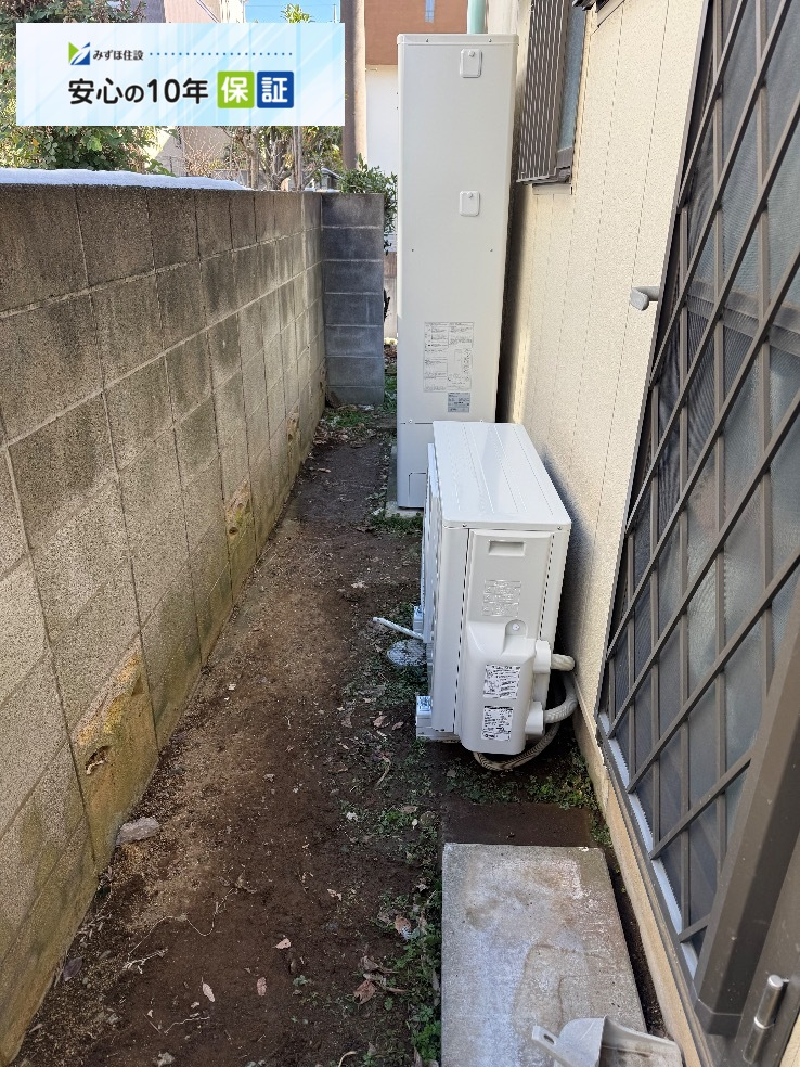 コロナエコキュートCTU-H3726A2からコロナエコキュートCHP-E372AZ1｜エコキュート交換工事｜神奈川県川崎市高津区末長｜