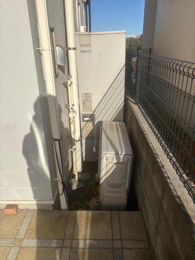 三菱エコキュートSRT-HP37W1から三菱エコキュート三菱SRT-S377｜エコキュート交換工事｜神奈川県横浜市戸塚区深谷町｜