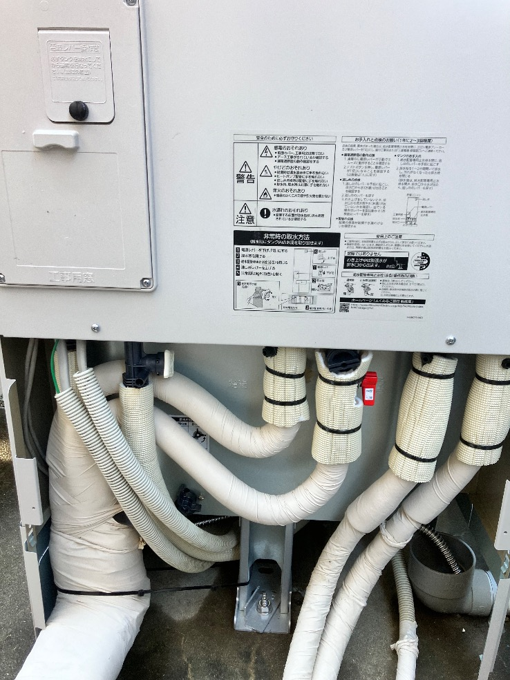 コロナエコキュートCHP-371NA6から三菱エコキュートSRT-S377U｜エコキュート交換工事｜埼玉県鴻巣市逆川｜