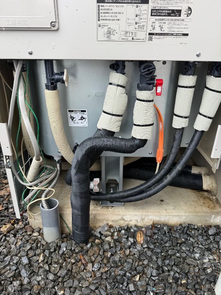 長府エコキュートET-3739GPXH から三菱エコキュートSRT-S377｜エコキュート交換工事｜茨城県石岡市東光台｜