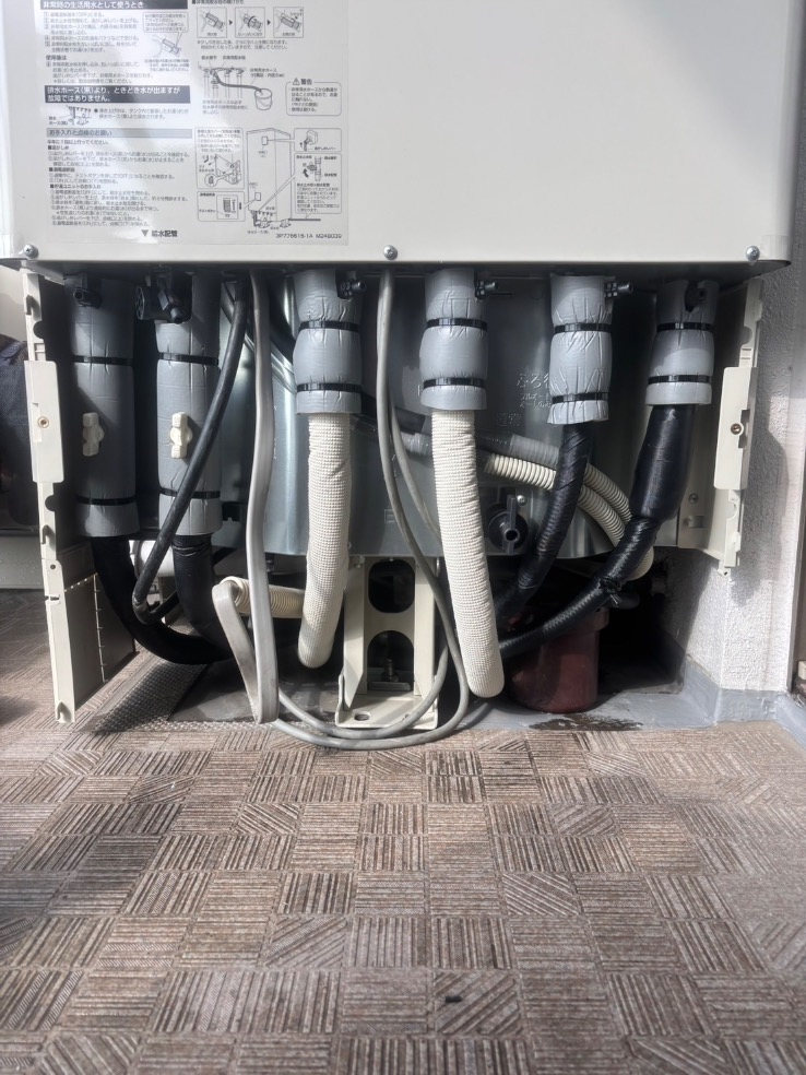 コロナエコキュートCTU-H3014AJ-BLからダイキンエコキュートEQX37ZFVE｜エコキュート交換工事｜東京都大田区大森南｜マンション｜エンゼルザグランドハーツ