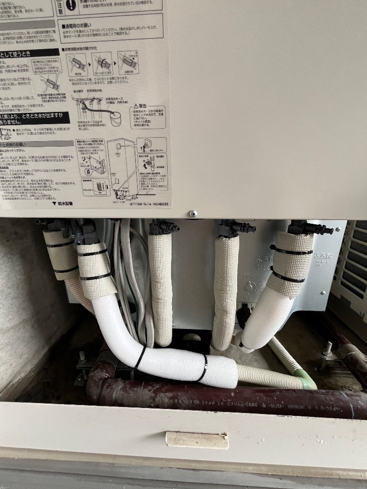 パナソニックエコキュートHE-K37ASMPSからダイキンエコキュートEQA37ZSV|エコキュート交換工事|東京都足立区梅田|マンション|リライズガーデン西新井スカイレジデンス