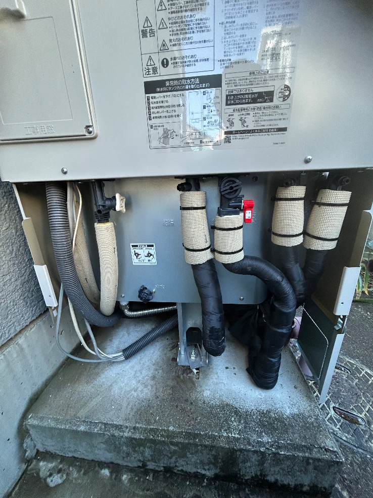 パナソニックエコキュートHE-K37BQから三菱エコキュートSRT-S377|エコキュート交換工事|東京都練馬区三原台|