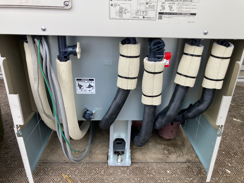 パナソニックエコキュートHE-30C3Qから三菱エコキュートSRT-S377｜エコキュート交換工事｜千葉県富里市日吉倉｜マンション｜センチュリー成田
