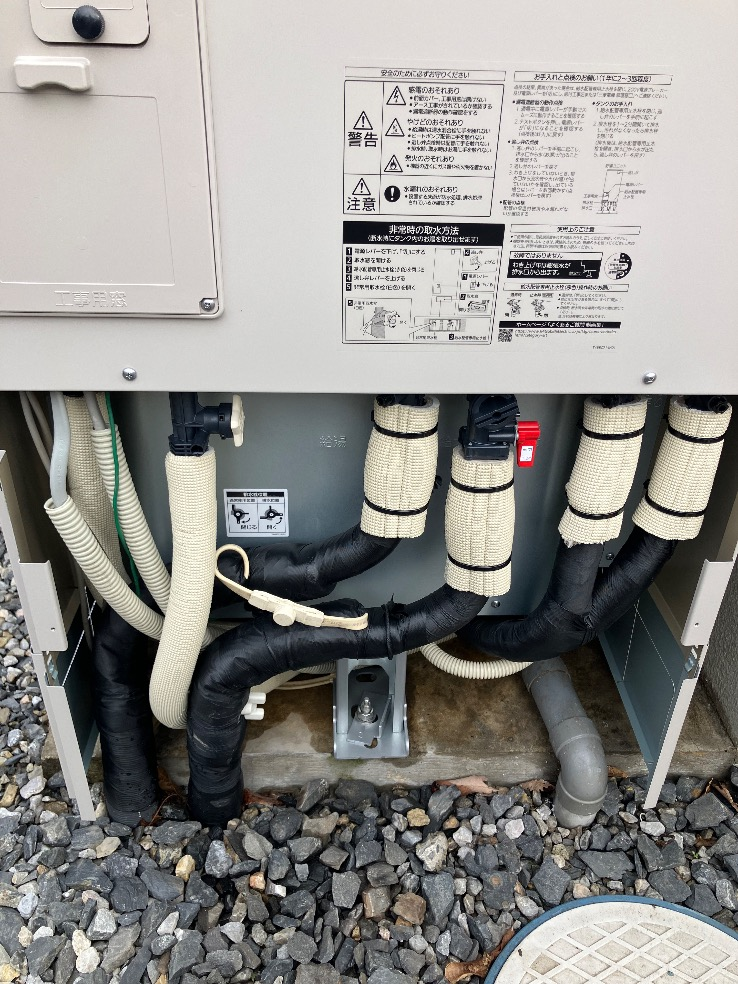 ダイキンエコキュートTUN46MBFVから三菱エコキュートSRT-S467｜エコキュート交換工事｜栃木県芳賀郡益子町塙｜