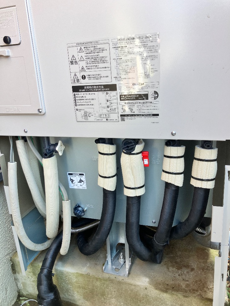 コロナエコキュートCTU-37AW1から三菱エコキュートSRT-S377U｜エコキュート交換工事｜千葉県印西市小林大門下｜