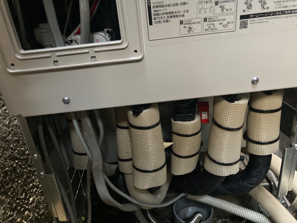日立電気温水器EQ37GFCVから三菱エコキュートSRT-S377UZ・SRT-S436UZ｜エコキュート交換工事｜東京都文京区大塚｜