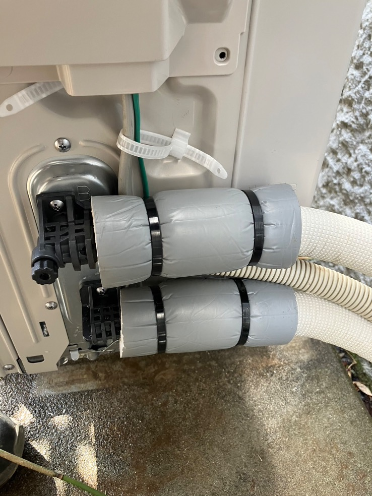 パナソニックエコキュートHE-37W3QAから三菱エコキュートSRT-S377UZ|エコキュート交換工事|神奈川県厚木市鳶尾|