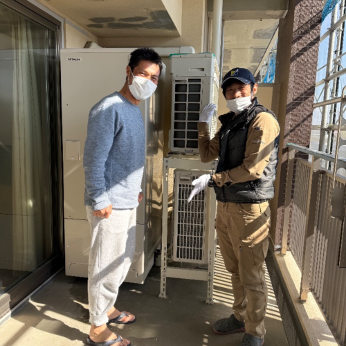 パナソニックエコキュートHE-30C4Qから日立エコキュートBHP-FG37XU｜エコキュート交換工事｜千葉県流山市おおたかの森東｜マンション｜クリアヴィスタおおたかの森