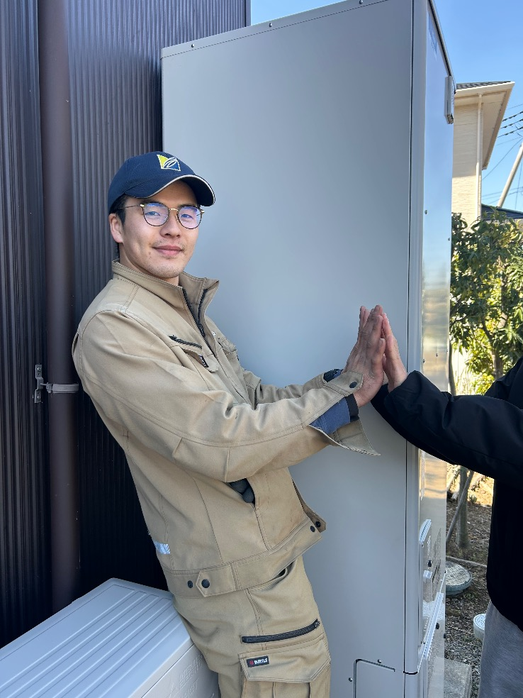 パナソニックエコキュートHE-S46GQCから三菱エコキュートSRT-S467U｜エコキュート交換工事｜群馬県高崎市南大類町